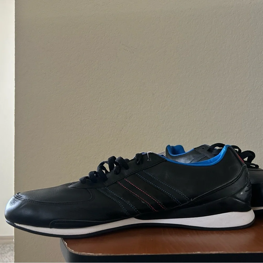 NWT Adidas Porsche Design TR 1.1 Black Bluebird Men's Size 11.5 LaceUp Red Drive